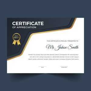 Multipurpose Professional Certificate Template Design for Print