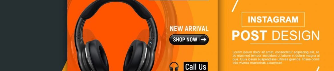 Music and Sound Instagram Post Template PSD
