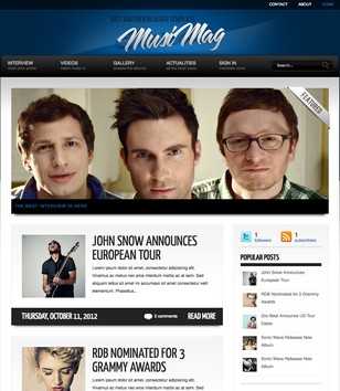 MusiMag Blue skin