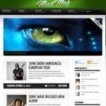 MusiMag Green Skin - Template para Blogger MusiMag Green Skin