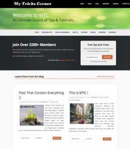 MyTricks Corner Responsive V2