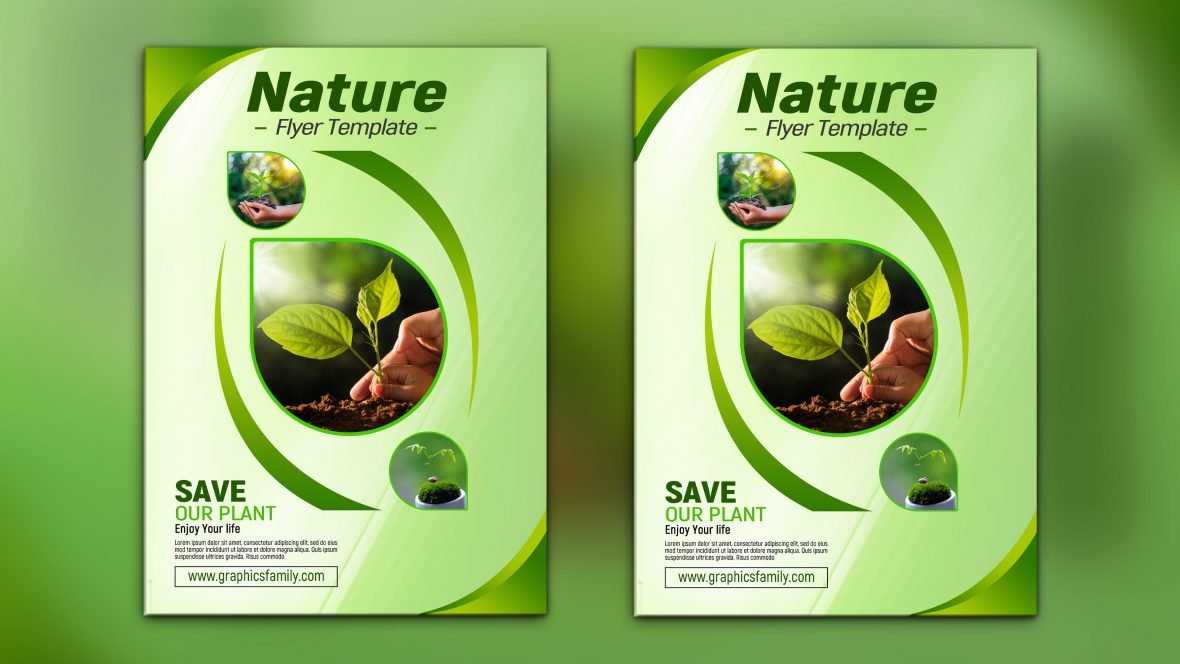 Nature Flyer Template Design