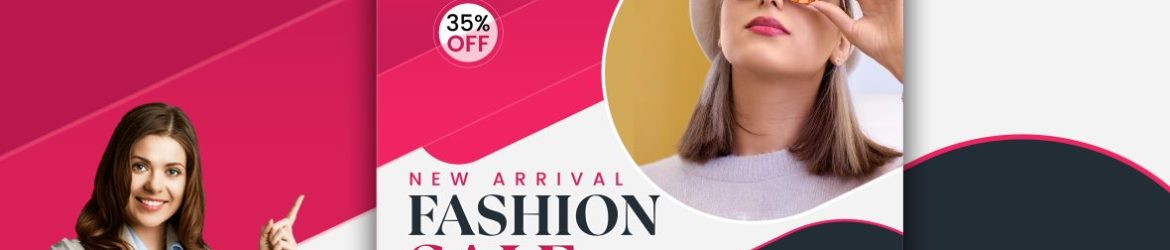 New Arrival Fashion Sale Banner for Instagram Post Design New Arrival Fashion Sale Banner for Instagram Post Design