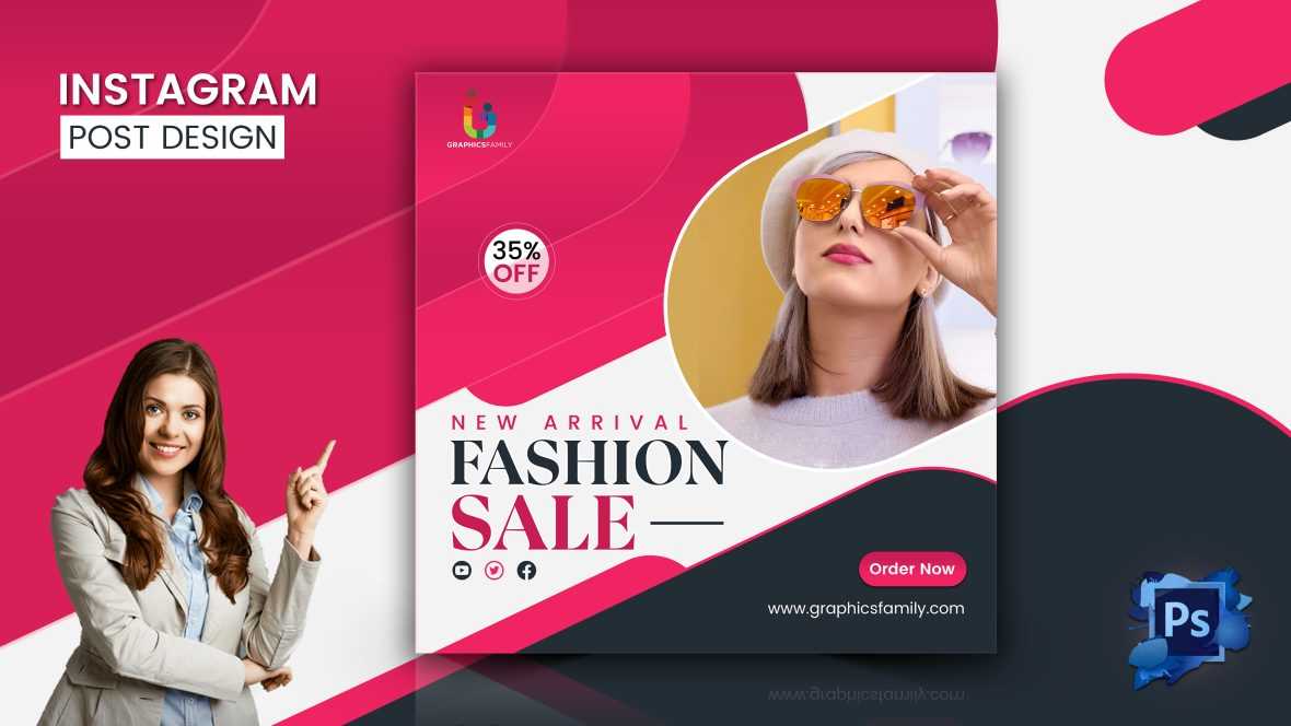 New Arrival Fashion Sale Banner for Instagram Post Design