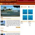New Bordeaux - Template para Blogger New Bordeaux