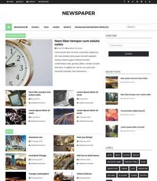 Newspaper Responsive