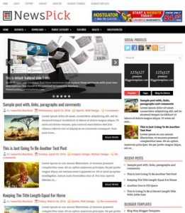NewsPick Responsive