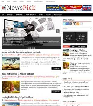NewsPick Responsive