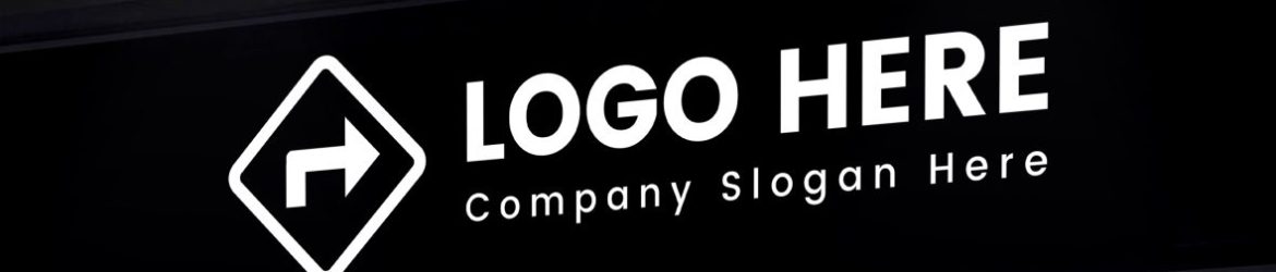 Night Signage Logo Mockup