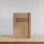 Notebook Embossed Effect Cover Mockup