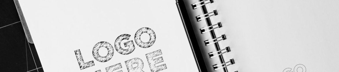Notebook Sketch Logo Mockup Notebook Sketch Logo Mockup
