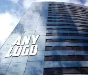 Office Building Logo MockUp