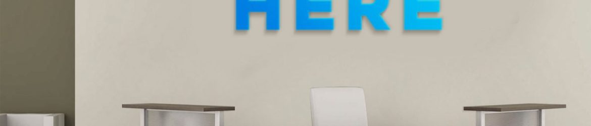 Office Front Desk Logo Mockup Office Front Desk Logo Mockup