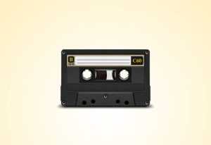 Old Cassette PSD file