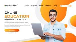 Online Education Landing Page Design