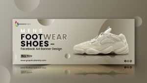 Online shoes store Facebook cover design