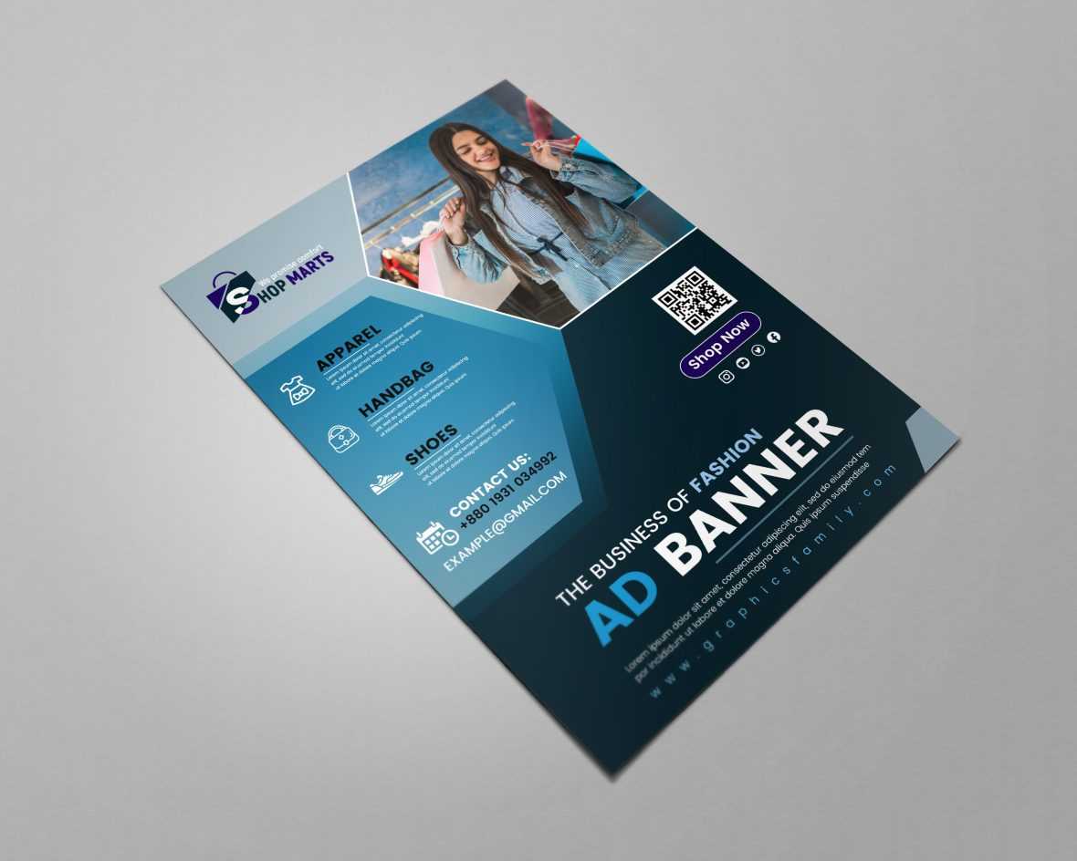 Online Shop Promotion Flyer Template