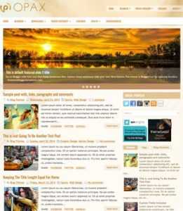 Opax Responsive