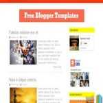 Orange Fever - Template para Blogger Orange Fever