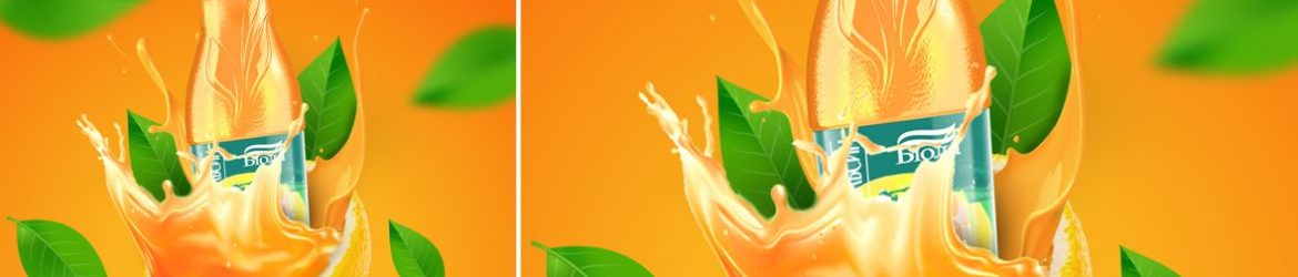 Orange Juice A4 Poster Design Template