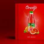 Orange Juice Advertising Poster Design