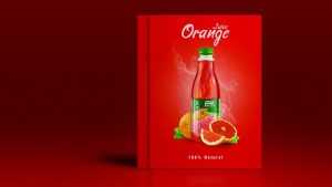 Orange Juice Advertising Poster Design