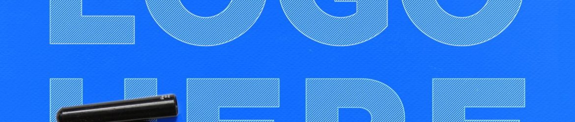 Outline Sketch Logo Mockup
