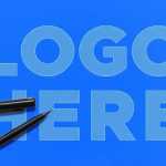 Outline Sketch Logo Mockup - Download Grátis Outline Sketch Logo Mockup