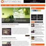 Outstanding Orange - Template para Blogger Outstanding Orange