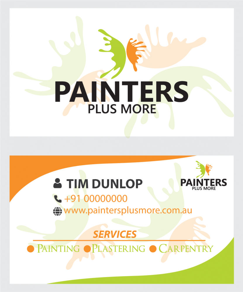 Painters Business Cards Template