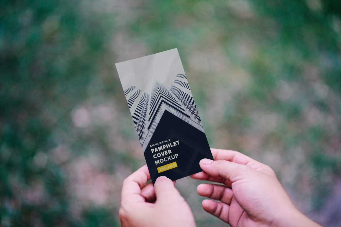 Pamphlet Cover Design Mockup