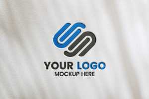 Paper Logo Mockup