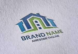 Paper Pressed Logo Mockup