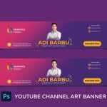 Perfect YouTube Channel Art Banner Template