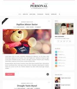 Personal Split Header