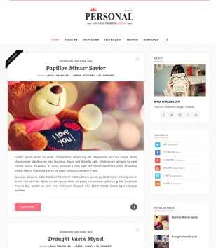 Personal Split Header