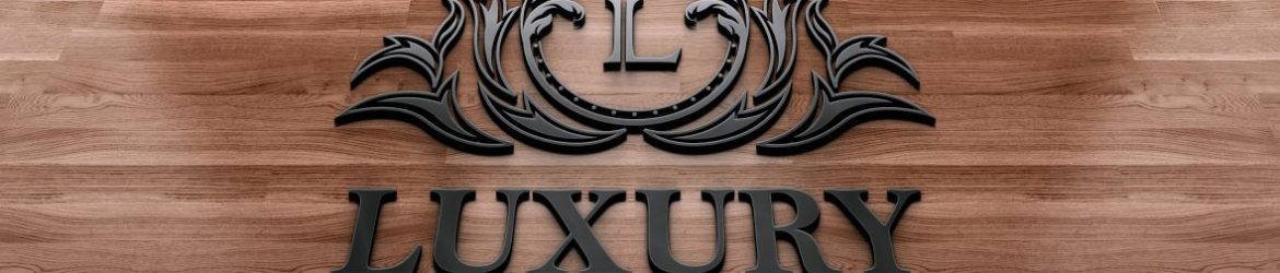 Photorealistic 3D logo mockup On Wooden Wall