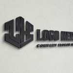 Photorealistic 3D Wall Logo Mockup - Download Grátis Photorealistic 3D Wall Logo Mockup
