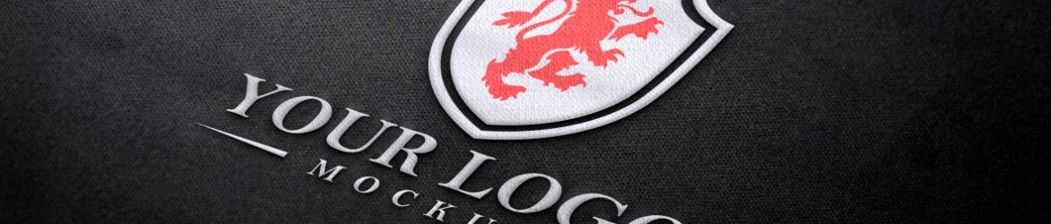 Photorealistic Cotton Logo Mockup