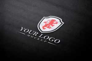 Photorealistic Cotton Logo Mockup