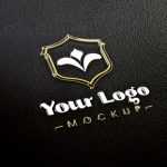 Photorealistic Foil Logo Mockup - Download Grátis Photorealistic Foil Logo Mockup