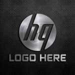 Photorealistic Metal Logo Mockup - Download Grátis Photorealistic Metal Logo Mockup
