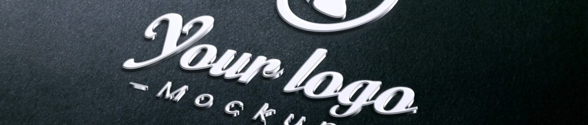 Photorealistic Metallic Badge Logo Mockup