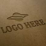Photorealistic Old Paper Cutting 3D Logo Mockup - Download Grátis Photorealistic Old Paper Cutting 3D Logo Mockup