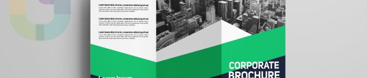 Photorealistic Trifold Business Brochure Template