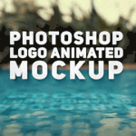 Photoshop Logo Animated Mockup - Download Grátis Photoshop Logo Animated Mockup