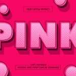 Pink Polka Dot Text Effect - Download Grátis Pink Polka Dot Text Effect
