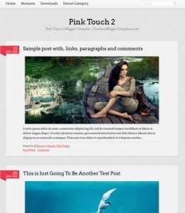 Pink Touch 2 Responsive