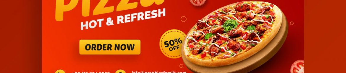Pizza Restaurant Social Media Banner
