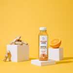 Plastic Bottle Orange Design Mockup